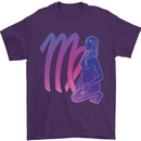 Virgo Woman Star Sign Zodiac Astrological Mens T-Shirt 100% Cotton Purple