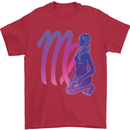 Virgo Woman Star Sign Zodiac Astrological Mens T-Shirt 100% Cotton Red