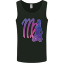 Virgo Woman Star Sign Zodiac Astrological Mens Vest Tank Top Black