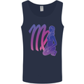 Virgo Woman Star Sign Zodiac Astrological Mens Vest Tank Top Navy Blue