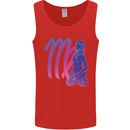 Virgo Woman Star Sign Zodiac Astrological Mens Vest Tank Top Red