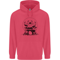 Virtruvian Drummer Funny Drumming Drum Childrens Kids Hoodie Heliconia