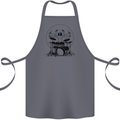 Virtruvian Drummer Funny Drumming Drum Cotton Apron 100% Organic Steel