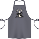 Virtruvian Drummer Funny Drumming Drum Cotton Apron 100% Organic Steel