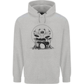 Virtruvian Drummer Funny Drumming Drum Mens 80% Cotton Hoodie Sports Grey