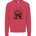 Virtruvian Drummer Funny Drumming Drum Mens Sweatshirt Jumper Heliconia