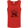 Virtruvian Drummer Funny Drumming Drum Mens Vest Tank Top Red
