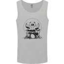 Virtruvian Drummer Funny Drumming Drum Mens Vest Tank Top Sports Grey
