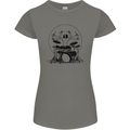 Virtruvian Drummer Funny Drumming Drum Womens Petite Cut T-Shirt Charcoal