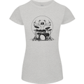Virtruvian Drummer Funny Drumming Drum Womens Petite Cut T-Shirt Sports Grey