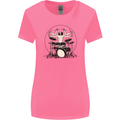 Virtruvian Drummer Funny Drumming Drum Womens Wider Cut T-Shirt Azalea