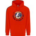 Vitamin Ski Funny Skiing Sloth Childrens Kids Hoodie Bright Red