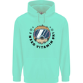 Vitamin Ski Funny Skiing Sloth Childrens Kids Hoodie Peppermint