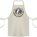 Vitamin Ski Funny Skiing Sloth Cotton Apron 100% Organic Natural