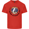 Vitamin Ski Funny Skiing Sloth Kids T-Shirt Childrens Red