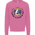 Vitamin Ski Funny Skiing Sloth Mens Sweatshirt Jumper Azalea