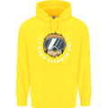 Vitamin Ski Funny Skiing Sloth Winter Sport Childrens Kids Hoodie Yellow
