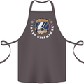 Vitamin Ski Funny Skiing Sloth Winter Sport Cotton Apron 100% Organic Dark Grey