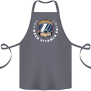 Vitamin Ski Funny Skiing Sloth Winter Sport Cotton Apron 100% Organic Steel