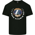 Vitamin Ski Funny Skiing Sloth Winter Sport Kids T-Shirt Childrens Black