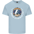 Vitamin Ski Funny Skiing Sloth Winter Sport Kids T-Shirt Childrens Light Blue