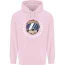 Vitamin Ski Funny Skiing Sloth Winter Sport Mens 80% Cotton Hoodie Light Pink