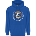 Vitamin Ski Funny Skiing Sloth Winter Sport Mens 80% Cotton Hoodie Royal Blue