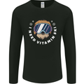 Vitamin Ski Funny Skiing Sloth Winter Sport Mens Long Sleeve T-Shirt Black