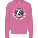 Vitamin Ski Funny Skiing Sloth Winter Sport Mens Sweatshirt Jumper Azalea