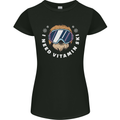 Vitamin Ski Funny Skiing Sloth Winter Sport Womens Petite Cut T-Shirt Black