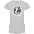 Vitamin Ski Funny Skiing Sloth Winter Sport Womens Petite Cut T-Shirt Sports Grey