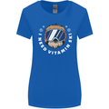 Vitamin Ski Funny Skiing Sloth Winter Sport Womens Wider Cut T-Shirt Royal Blue