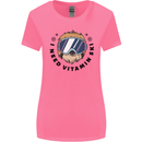 Vitamin Ski Funny Skiing Sloth Womens Wider Cut T-Shirt Azalea