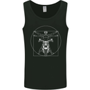 Vitruvian Biker Motorcycle Motorbike Mens Vest Tank Top Black