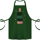 Vodka Sobriety Vodkabulary Alcohol Cotton Apron 100% Organic Forest Green
