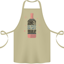 Vodka Sobriety Vodkabulary Alcohol Cotton Apron 100% Organic Khaki
