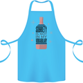 Vodka Sobriety Vodkabulary Alcohol Cotton Apron 100% Organic Turquoise