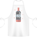 Vodka Sobriety Vodkabulary Alcohol Cotton Apron 100% Organic White