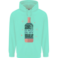 Vodka Sobriety Vodkabulary Alcohol Mens 80% Cotton Hoodie Peppermint