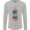Vodka Sobriety Vodkabulary Alcohol Mens Long Sleeve T-Shirt Sports Grey