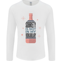 Vodka Sobriety Vodkabulary Alcohol Mens Long Sleeve T-Shirt White