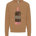 Vodka Sobriety Vodkabulary Alcohol Mens Sweatshirt Jumper Caramel Latte