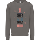 Vodka Sobriety Vodkabulary Alcohol Mens Sweatshirt Jumper Charcoal