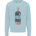 Vodka Sobriety Vodkabulary Alcohol Mens Sweatshirt Jumper Light Blue