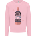 Vodka Sobriety Vodkabulary Alcohol Mens Sweatshirt Jumper Light Pink