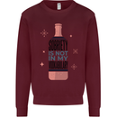 Vodka Sobriety Vodkabulary Alcohol Mens Sweatshirt Jumper Maroon