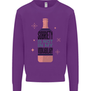 Vodka Sobriety Vodkabulary Alcohol Mens Sweatshirt Jumper Purple