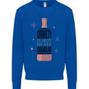 Vodka Sobriety Vodkabulary Alcohol Mens Sweatshirt Jumper Royal Blue
