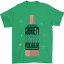 Vodka Sobriety Vodkabulary Alcohol Mens T-Shirt Cotton Gildan Irish Green