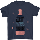Vodka Sobriety Vodkabulary Alcohol Mens T-Shirt Cotton Gildan Navy Blue